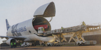 Vue d'un Airbus A330-743L Beluga XL