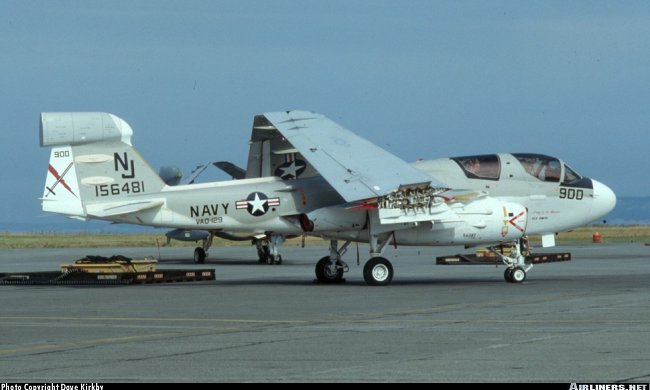 Vue d'un EA-6B Prowler (photo : Dave Kirkby)