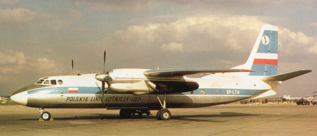 Vue d'un An-24B (photo : Les grands avions de ligne)