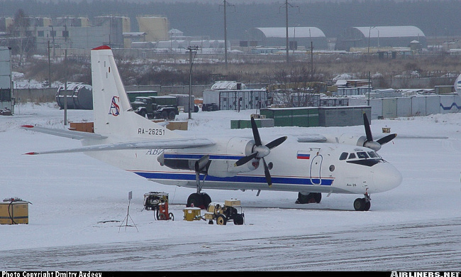 Vue d'un An-26 (photo : Dmitry Avdeev)