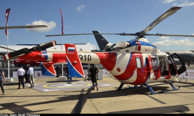 Vue d'un Kazan Ansat (photo : JN Passieux, Salon du Bourget 2019)