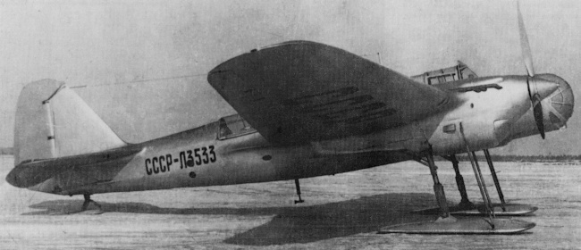 Vue d'un PS-41 (photo : Soviet Aircraft and Aviation 1917-1941, G F Petrov)