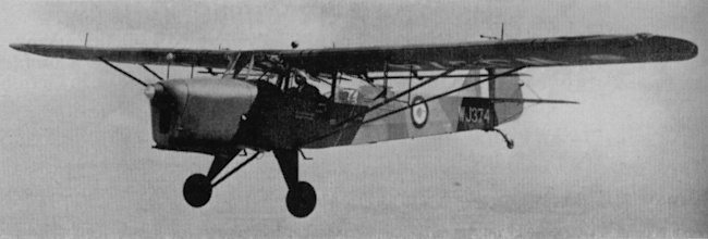 Vue d'un Auster A.O.P.6 (photo : Aircraft of the Royal Air Force 1918-57 - Owen Thetford)