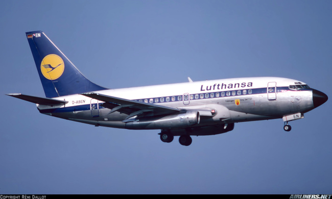 Vue d'un Boeing 737-130 (photo : R&eacute;mi Dallot)