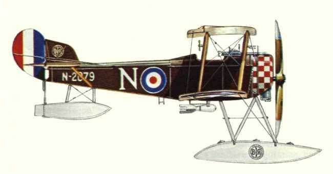 Vue d'un Baby de construction Blackburn (origine : Bombers 1914-1919 - Kenneth Munson)