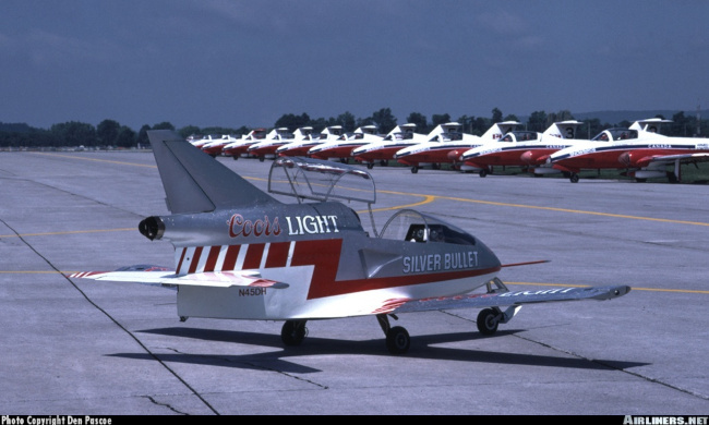 Vue d'un Bede BD-5J (photo : Den Pascoe)