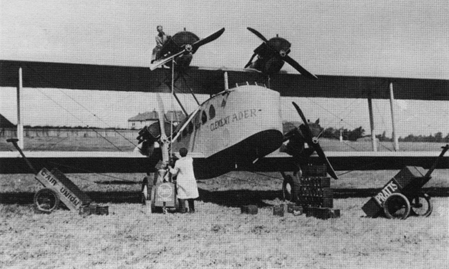 Vue d'un biplan de transport Blériot 155 (photo : Icare numéro 103)