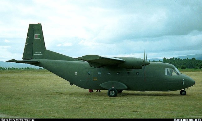 Vue d'un C-212A2 (photo : Peter Vercruijsse)