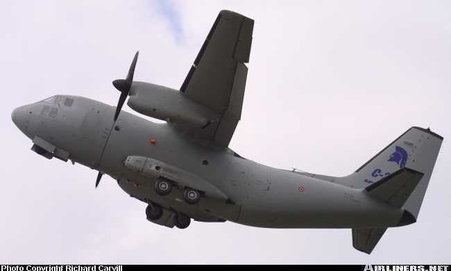 Vue d'un C-27J (photo : Richard Carvill)