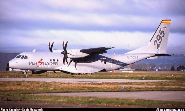 Vue d'un C-295 MSA/MPA équipé du système F.I.T.S (photo : David Unsworth)