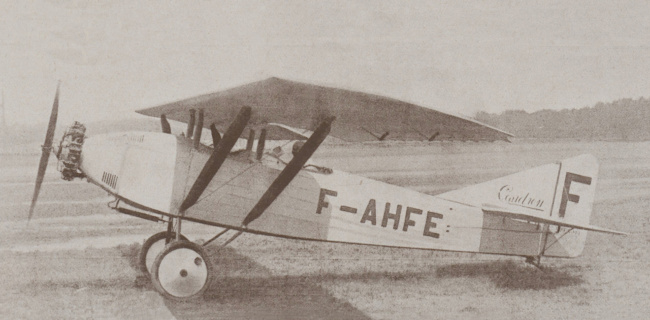 Vue d'un Caudron C.109 (origine : Gallica - l'A&eacute;ronautique, Paris, mars 1928)