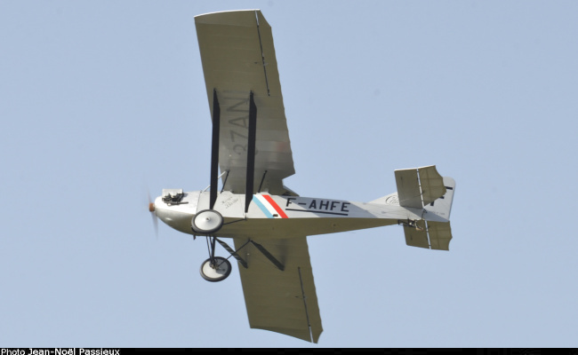 Vue d'une r&eacute;plique de Caudron C.109 (photo : JN Passieux, meeting de la Fert&eacute;-Alais 2026)