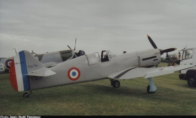 Vue d'une réplique de Caudron 760, Jean Noan (photo : JN Passieux, meeting de la Ferté-Alais 2001)