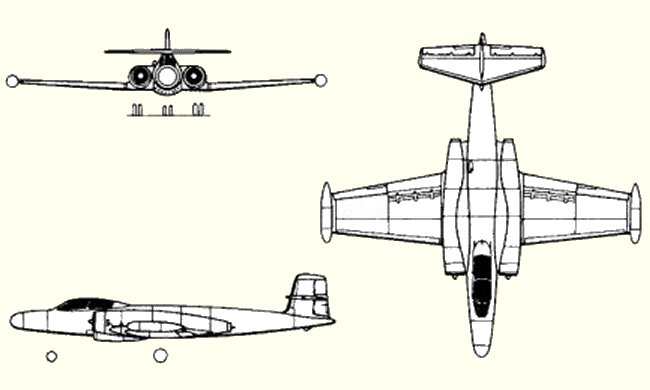 Plans de l'Avro Canada CF-100