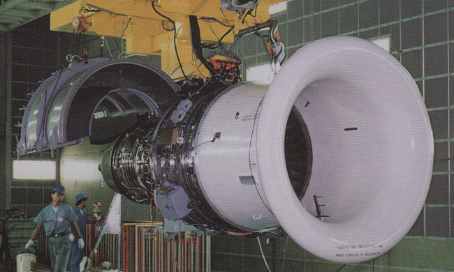 Vue g&eacute;n&eacute;rale d'un r&eacute;acteur CFM International CFM56-3