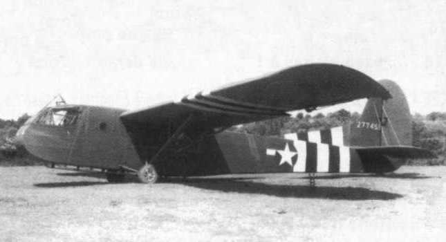 Vue d'un planeur de transport CG-4A (photo : Ciel de Guerre)