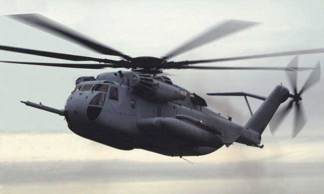 Vue d'un CH-53E Super Stallion (document d'origine Sikorsky)