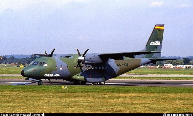 Vue du CN-235 (photo : David Unsworth)