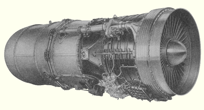 Vue d'un Rolls-Royce Conway (origine : Gallica - l'Air, octobre 1955) Vue d'un Rolls-Royce Conway (origine : Gallica - l'Air, octobre 1955)