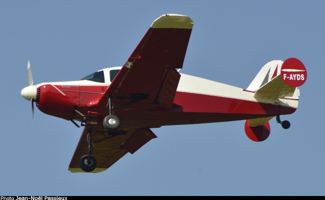 Vue d'un Bellanca 14-19 Cruisemaster (photo : JN Passieux, meeting de la Ferté-Alais 2018)