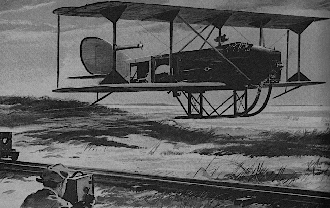 Vue d'un Curtiss A.T. (photo : Jane's pocket book 13 RPVs: Robot Aircraft Today - Michael J.H. Taylor)