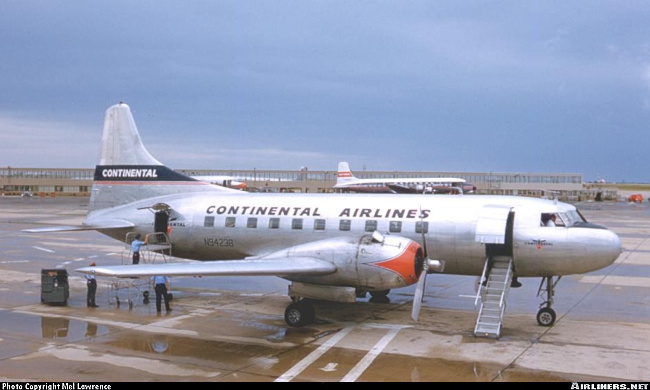 Vue d'un Convair 240-0 (photo : Mel Lawrence)