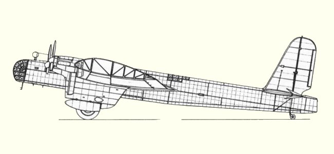 Plan du DB-A version vol transpolaire (plan d'origine : Air Magazine numéro 6)