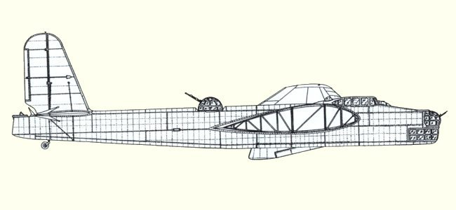 Plan d'un DB-A militaire (plan d'origine : Air Magazine numéro 6)