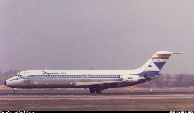 Vue d'un DC-9-32 (photo : Paul Robinson)