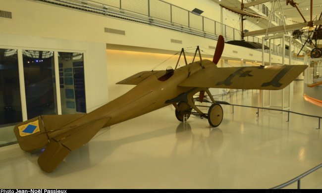 Vue d'un Deperdussin Monocoque (photo : JN Passieux, musée de l'Air et de l'Espace du Bourget)