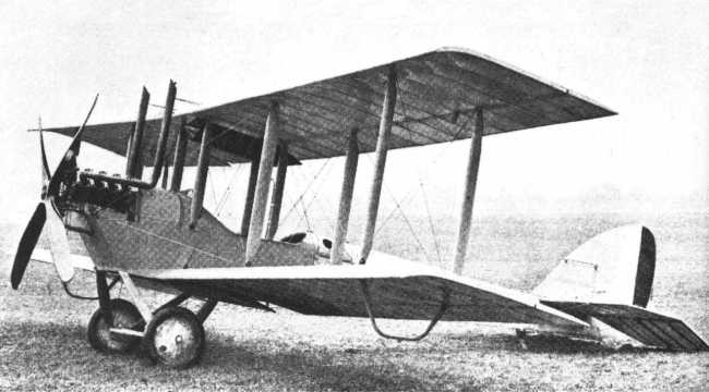 Vue d'un D.H.6 (photo : Jane's fighting aircraft of World War I John W.R. Taylor)