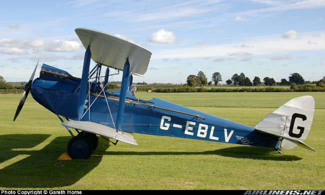 Vue d'un D.H.60 Moth (photo : Gareth Horne)