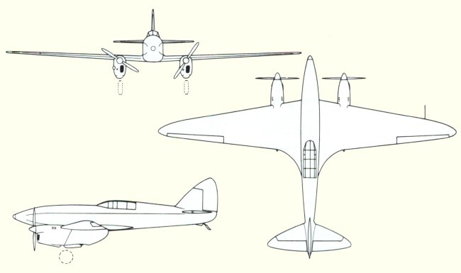 Plans du D.H.88