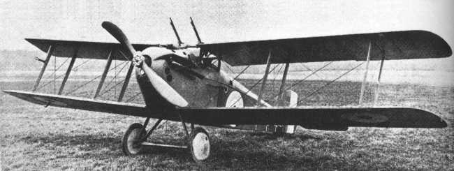 Vue d'un Sopwith Dolphin (photo : Jane's fighting aircraft of World War I John W.R. Taylor)