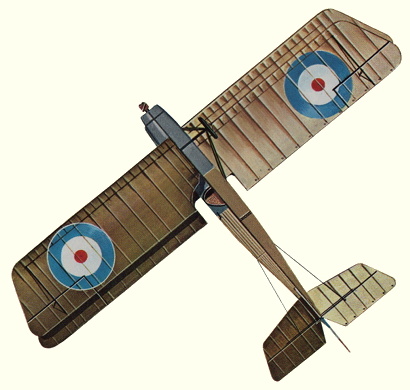 Plan d'un chasseur Martinsyde G.100 Elephant (origine : Fighters 1914-1919 - Kenneth Munson)