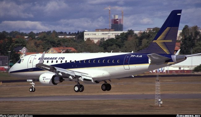 Vue d'un ERJ-170 (photo : Kjell Nilsson)