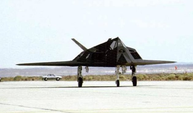 Vue du F-117