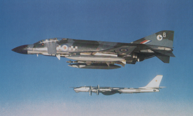 Vue d'un F-4M Phantom F.G.R. 2