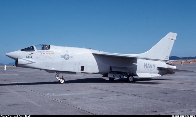 Vue d'un Crusader RF-8G (photo : Dave Kirkby)