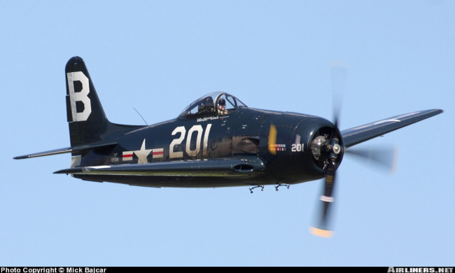 Vue d'un Bearcat F8F-2P (photo : Mick Bajcar)