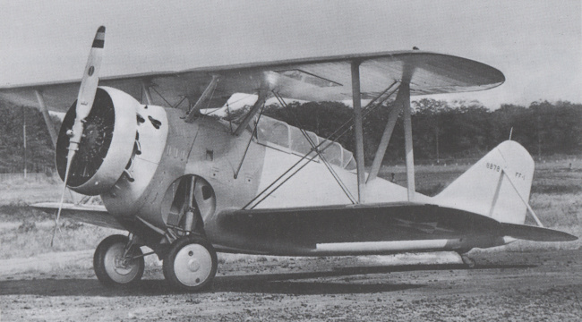 Vue d'un chasseur biplace FF-1 (origine : Encyclopédie des Avions Militaires du Monde - Enzo Angelucci)