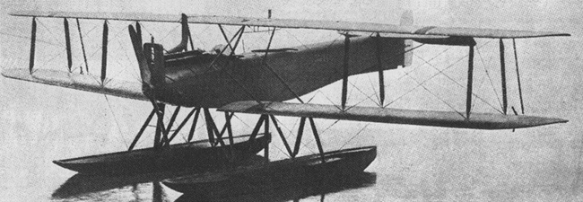 Vue d'un hydravion Friedrichshafen FF67 (photo : Jane's fighting aircraft of World War I John W.R. Taylor)