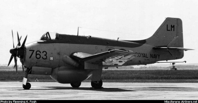 Vue d'un Fairey Gannet A.E.W.3 (photo : Flemming K. Fogh)