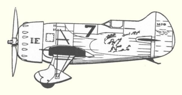 Plan du Gee Bee R-1/2