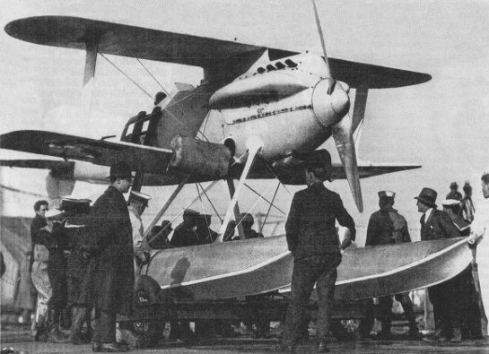 Vue du Gloster IIIA à Baltimore en 1925 (photo : Michael Gough - AirPower Novembre 2005)