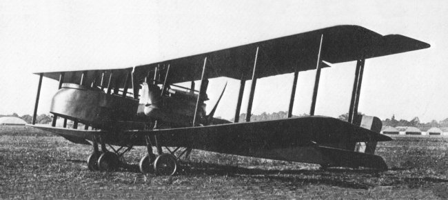 Autre vue d'un bombardier biplan Gotha