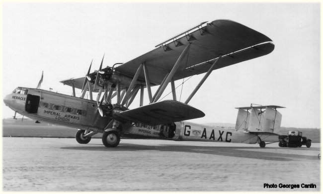 Vue du H.P.42 Heracles au Bourget (photo fournie par Georges Cantin)