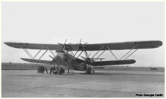 Vue du H.P.42 Heracles au Bourget (photo fournie par Georges Cantin)