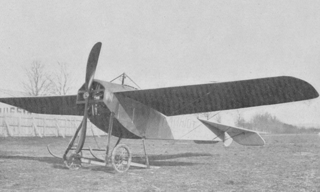 Vue d'un Hanriot D.1 (origine : Gallica - La Vie au grand air, juin_1912)