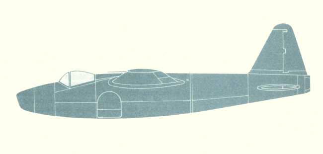 Plan d'un He 178 (origine : Le monde fascinant des avions David Mondey)